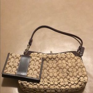 Coach wristlet with cardholder